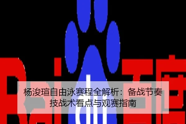 杨浚瑄自由泳赛程全解析：备战节奏 技战术看点与观赛指南
